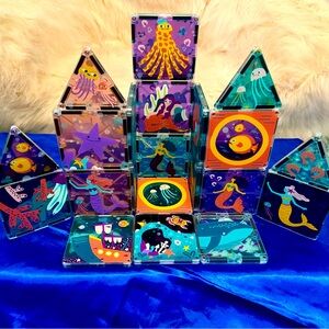 Camp Mermaid Magnetic Tiles
